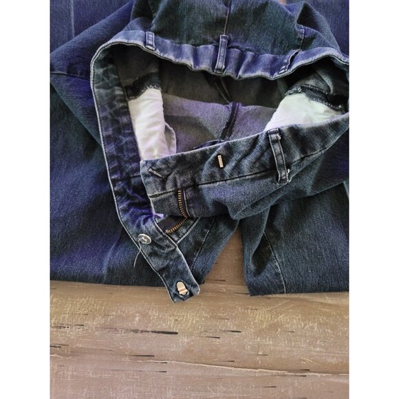 Coldwater Creek Women’s Blue Jeans Size 12 Dark Wash 2 Pockets - Picture 6 of 8